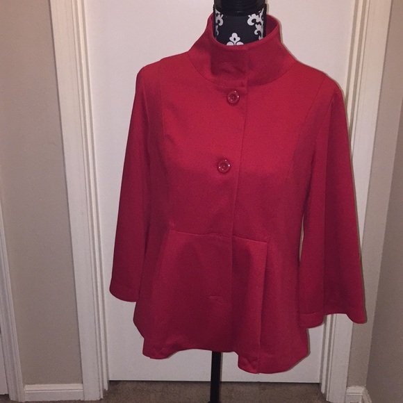 Simply Chloe Dao Jackets & Blazers - Simply Chloe Dao Red Jacket